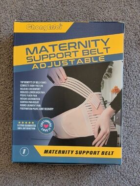 ChongErfei Maternity Support Belt - Black Adjustable